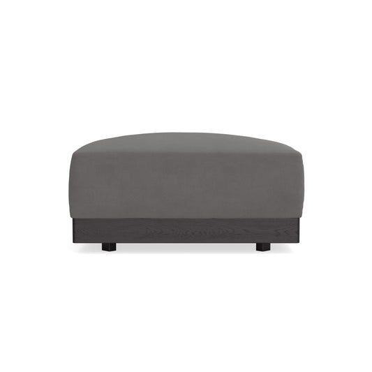 Modular Bondi Black Ottoman in Burnt Ember | Memory Foam Blend