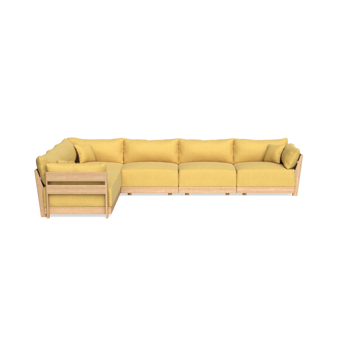 Slipcover Only - Modular Bondi 6-Seater Corner Sectional in Goldenrod