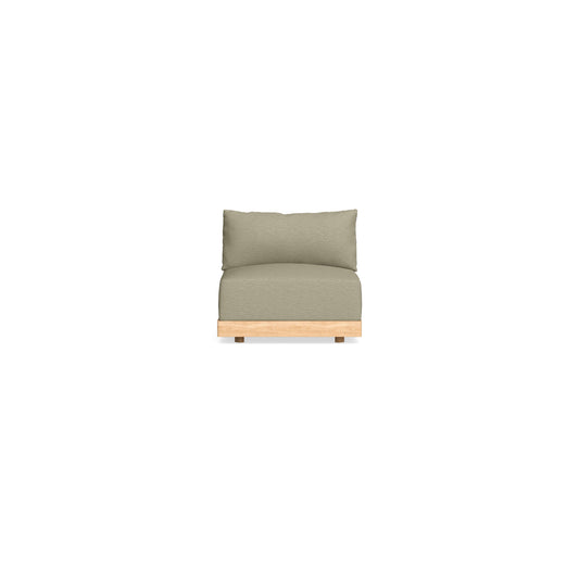 Modular Bondi Latte Armless Chair in Cappuccino | Classic Blend