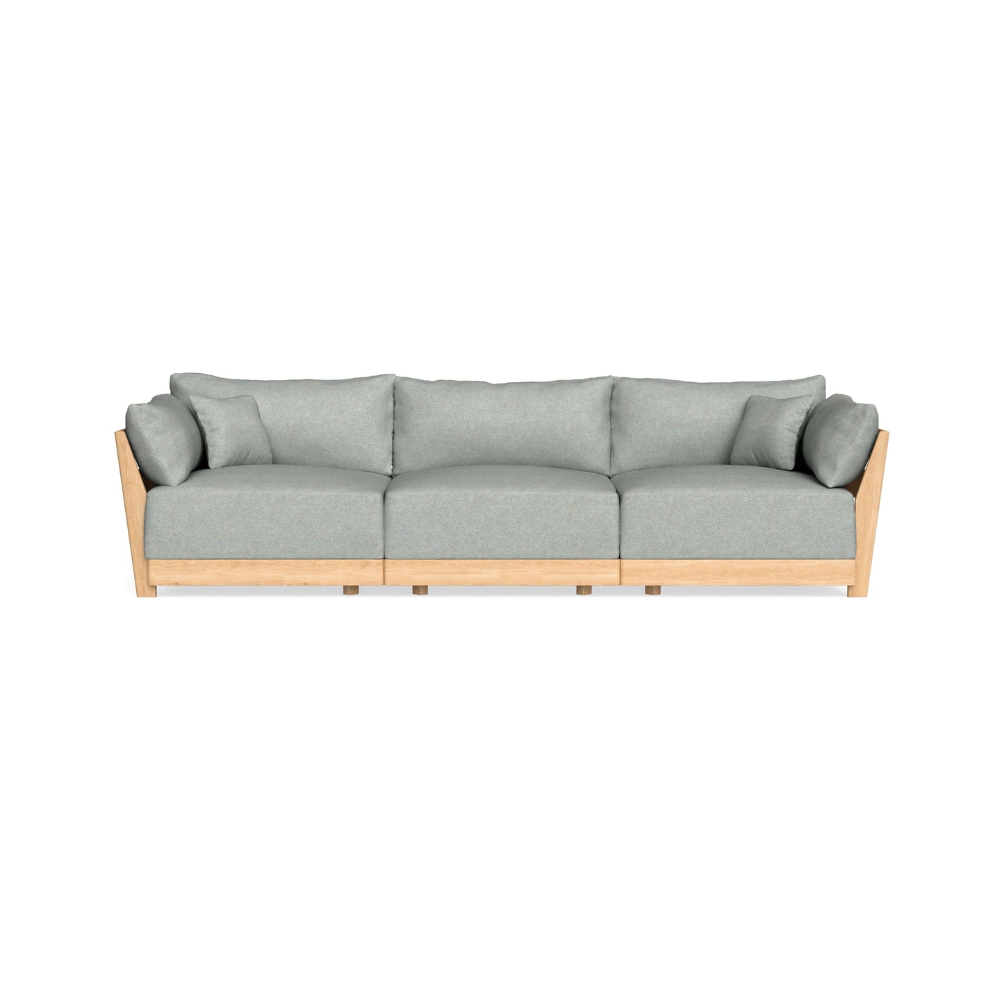 Modular Bondi Latte 3-Seater Sofa in Spa | Memory Foam Blend