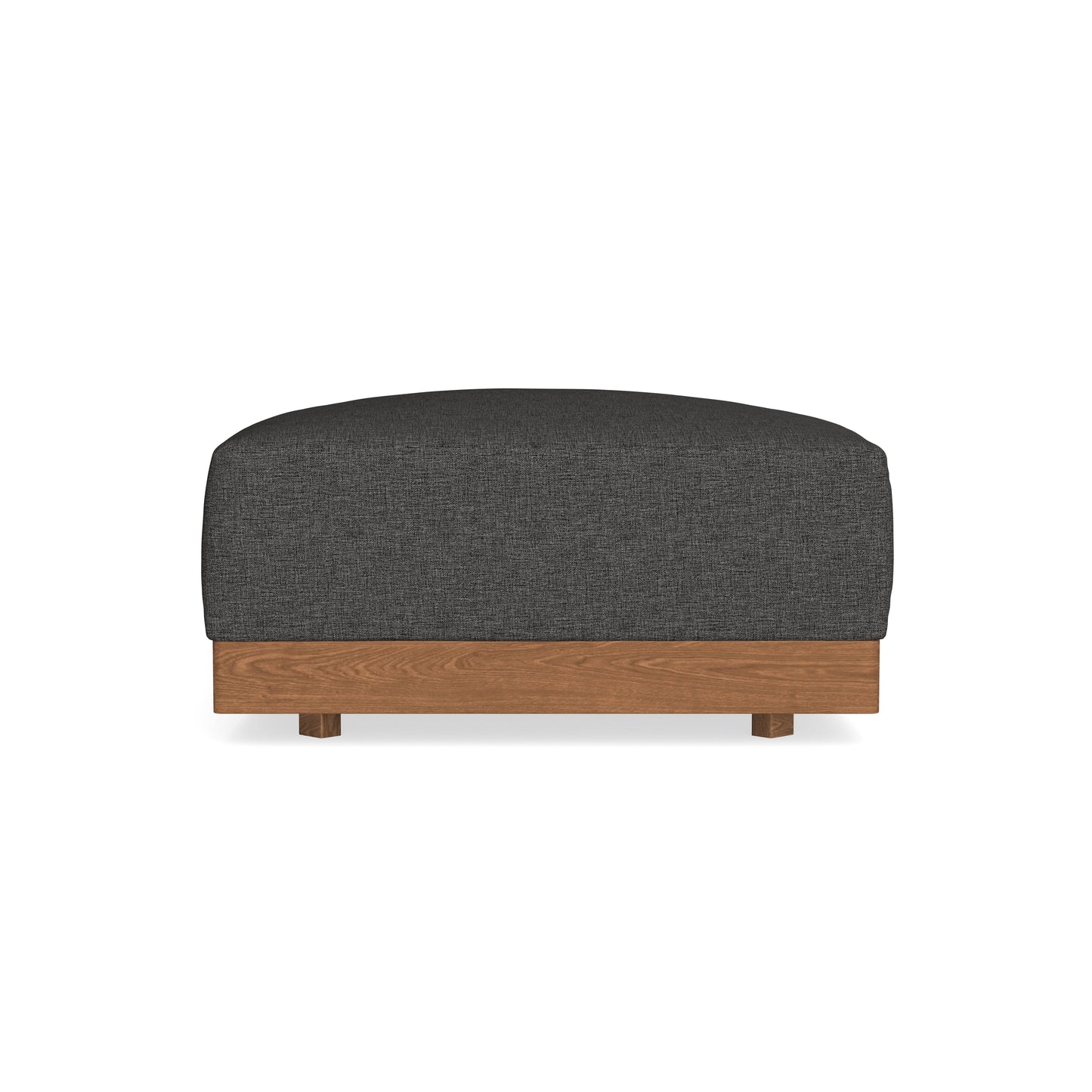 Modular Bondi Espresso Ottoman in Graphite | Memory Foam Blend