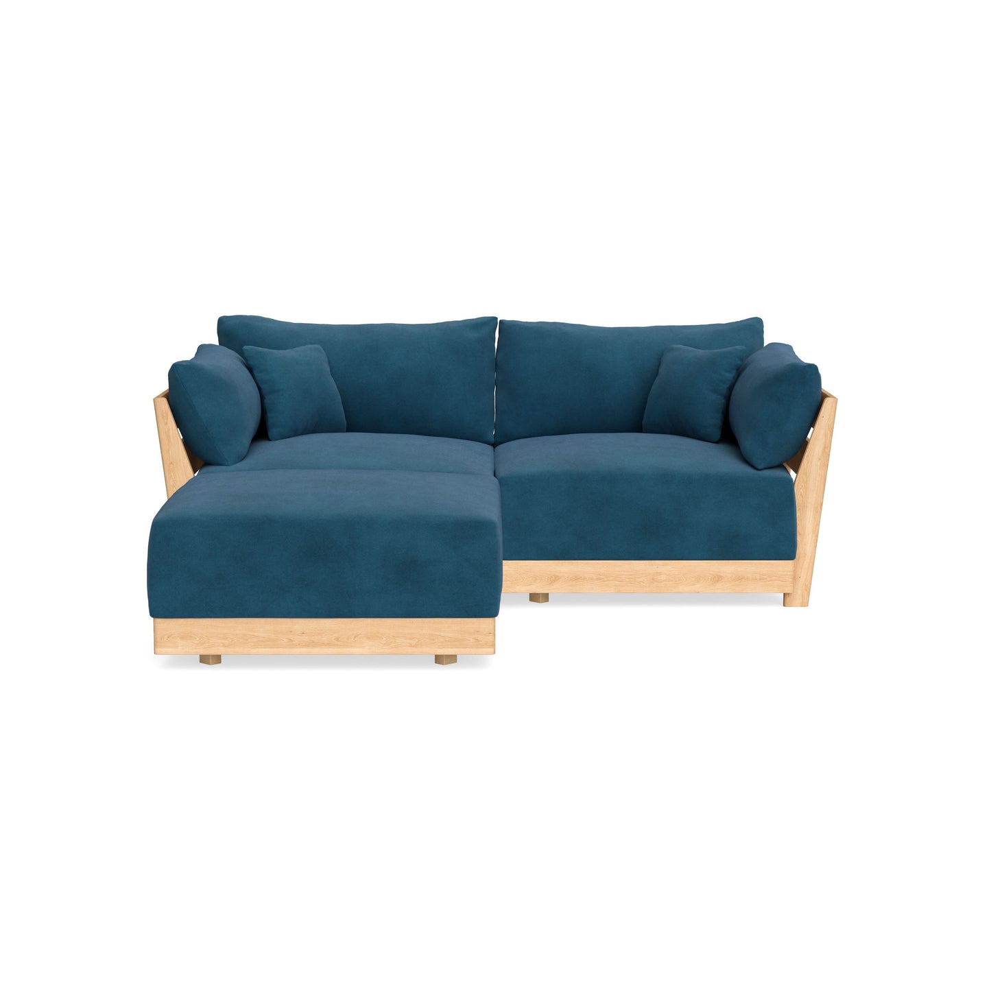 Slipcover Only - Modular Bondi 2-Seater Sectional in Commodore Blue