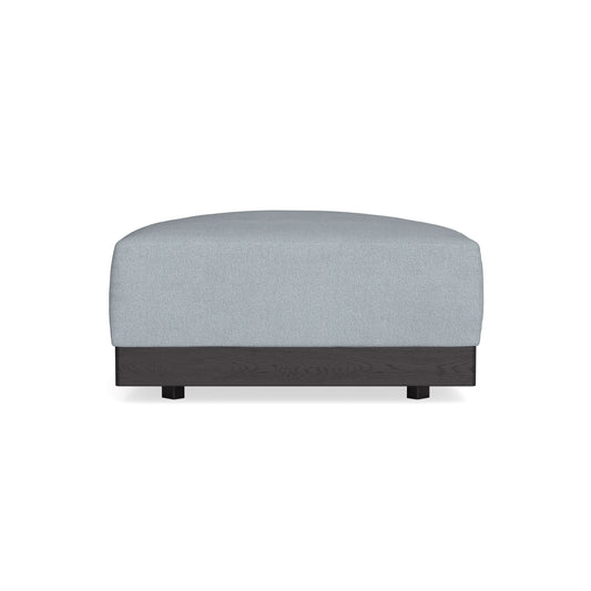 Modular Bondi Black Ottoman in Ash | Memory Foam Blend