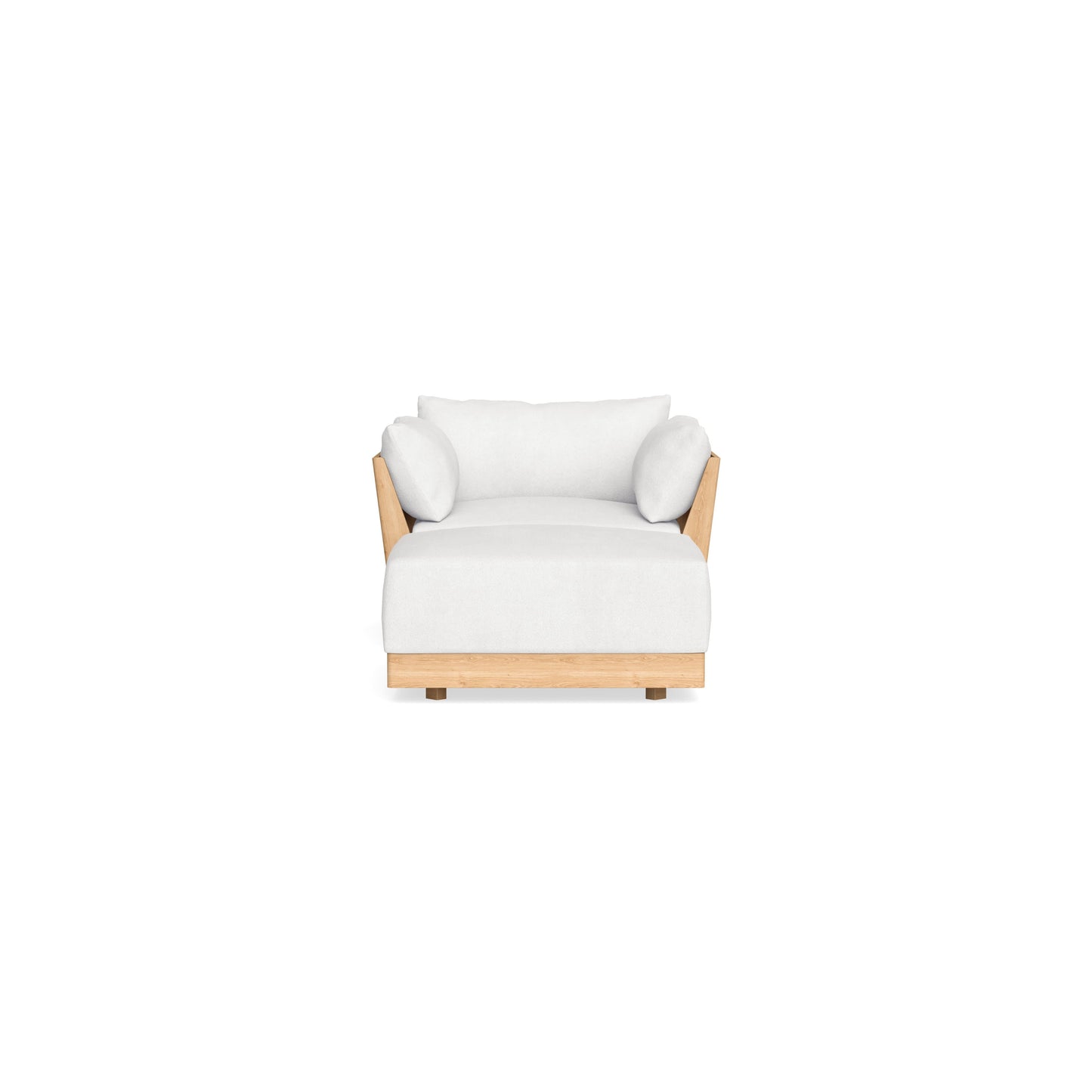 Slipcover Only - Modular Bondi Armchair + Ottoman in Snow