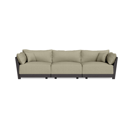 Modular Bondi Black 3-Seater Sofa in Cappuccino | Classic Blend