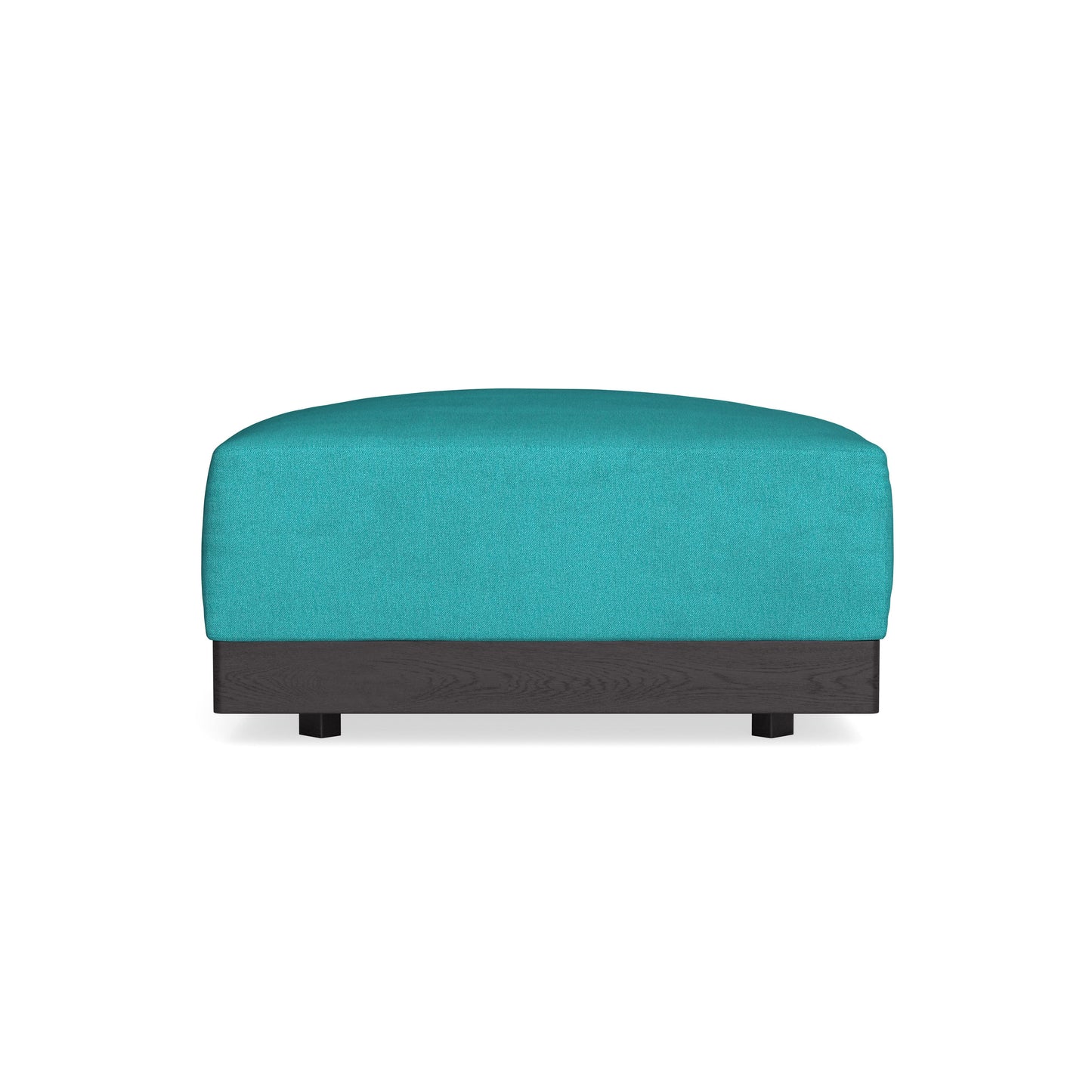 Modular Bondi Black Ottoman in Pool | Classic Blend
