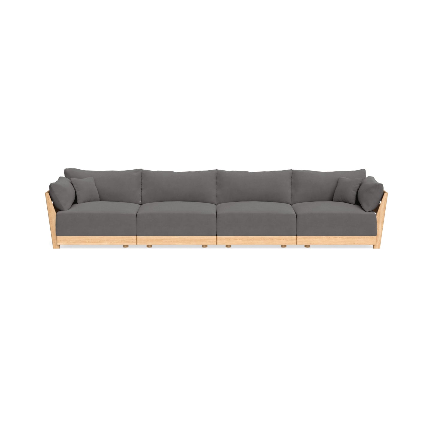 Slipcover Only - Modular Bondi 4-Seater Sofa in Burnt Ember