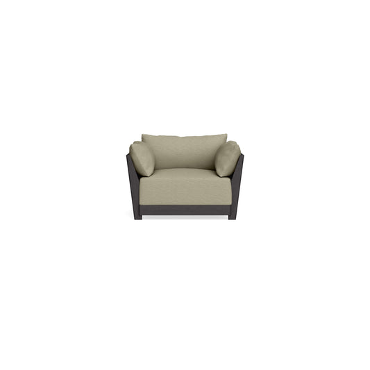 Modular Bondi Black Armchair in Cappuccino | Classic Blend