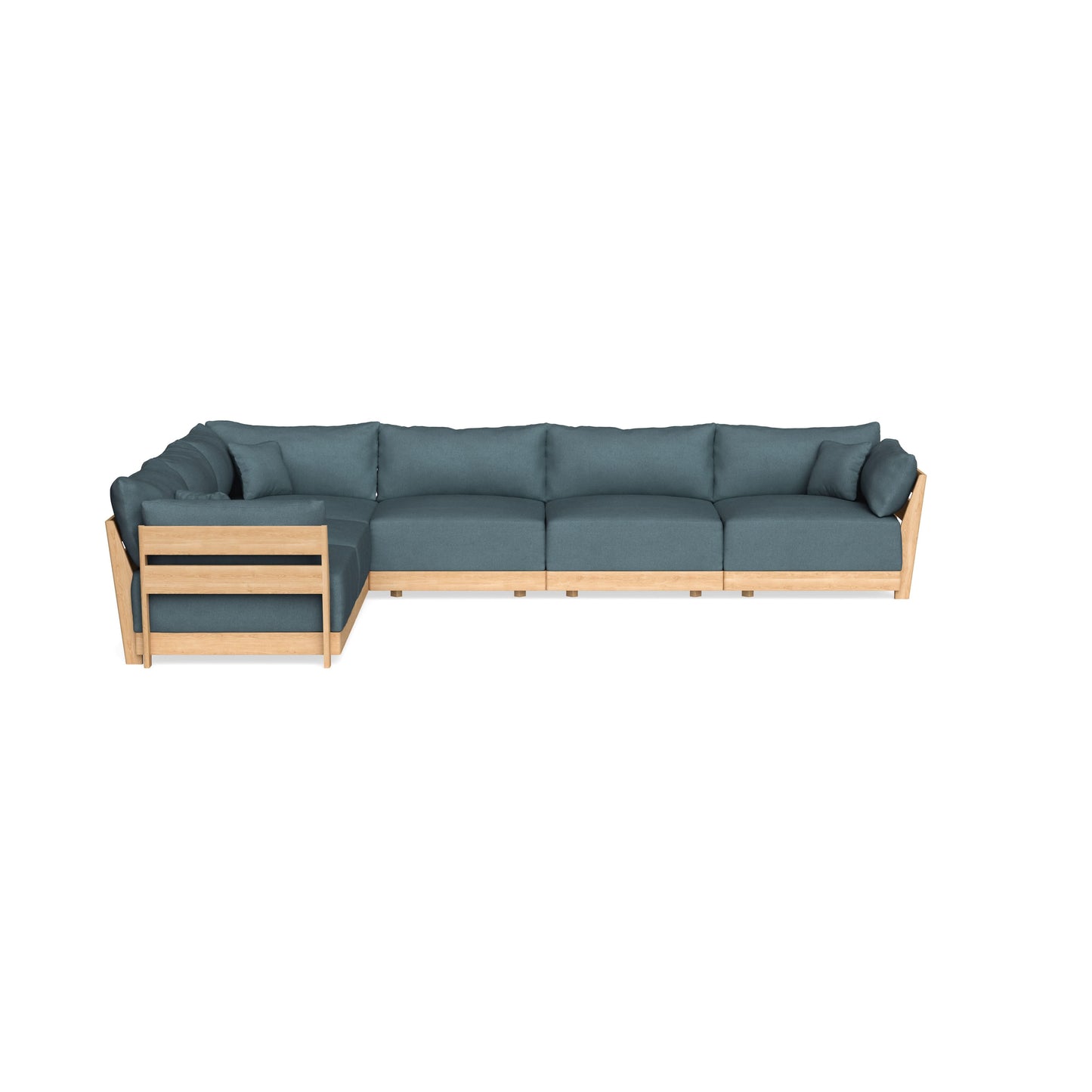 Slipcover Only - Modular Bondi 6-Seater Corner Sectional in Slate Blue