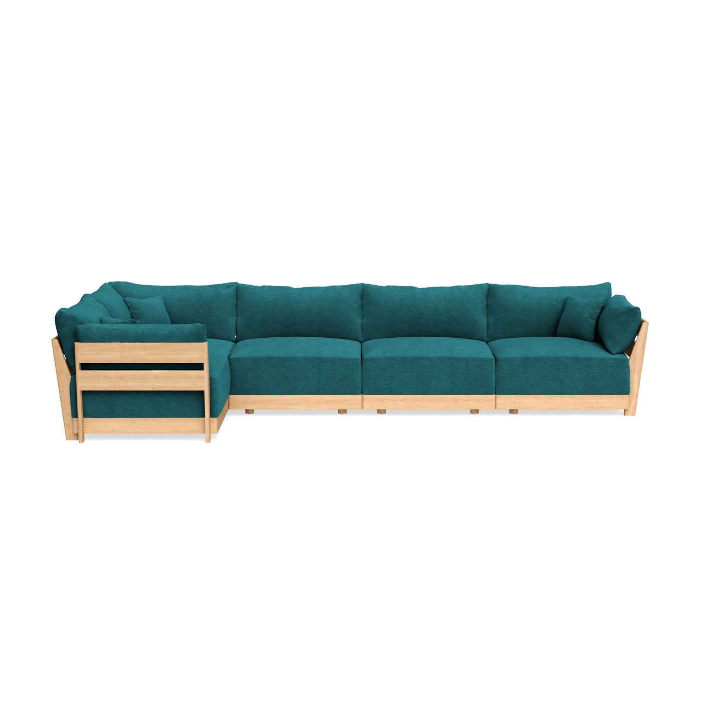 Slipcover Only - Modular Bondi 5-Seater L-Sectional in Ocean