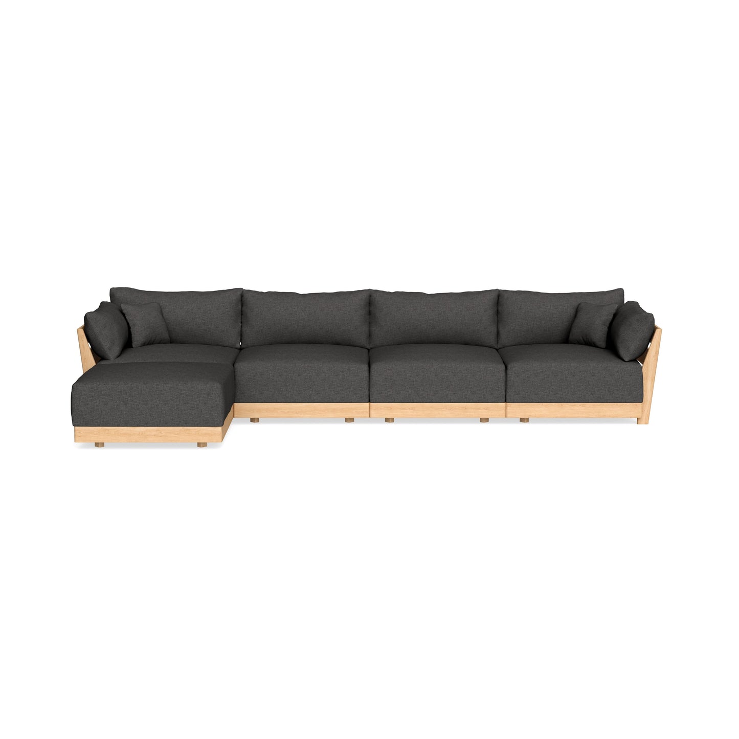 Slipcover Only - Modular Bondi 4-Seater Sectional in Graphite