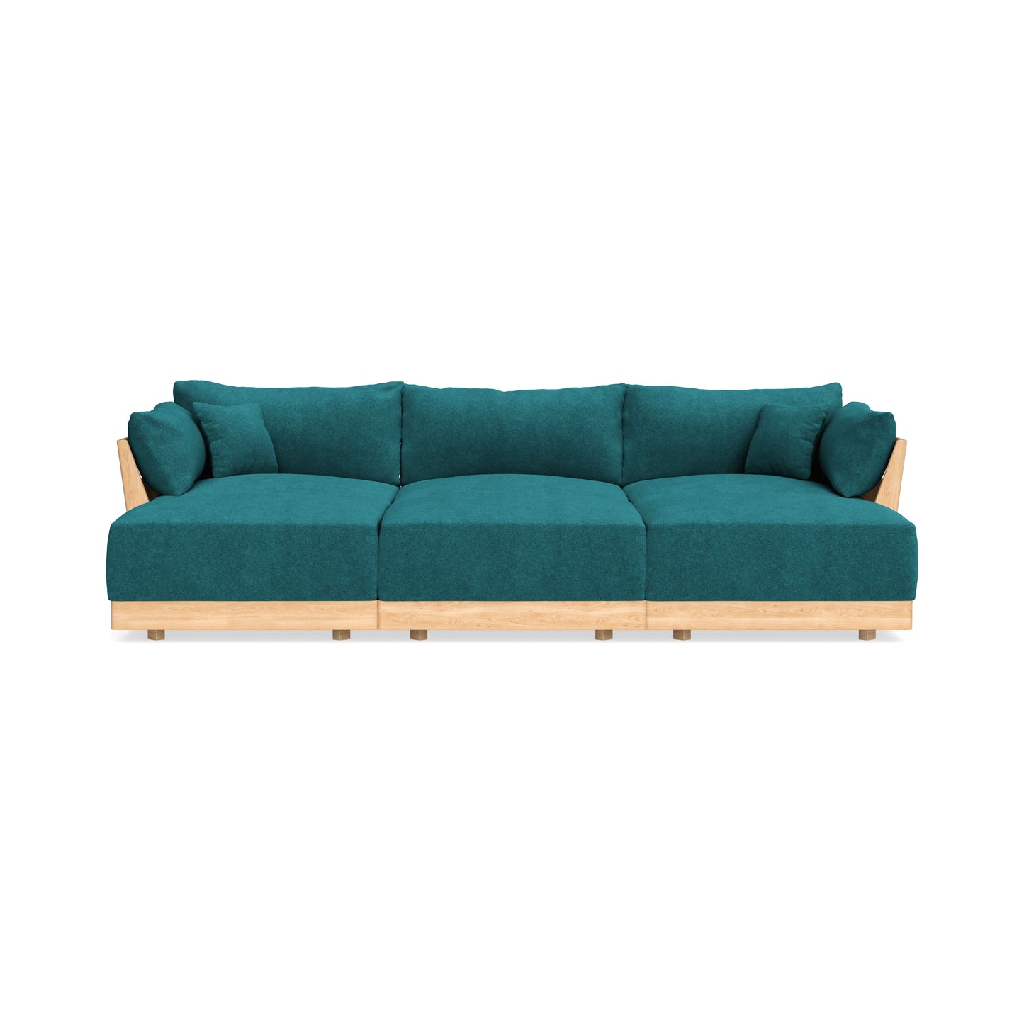 Slipcover Only - Modular Bondi 3-Seater Daybed Sofa Sectional in Ocean