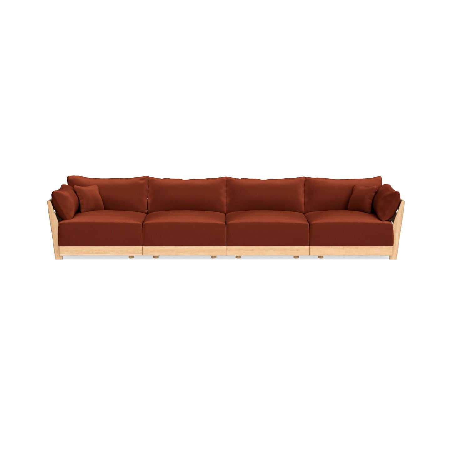 Slipcover Only - Modular Bondi 4-Seater Sofa in Rust