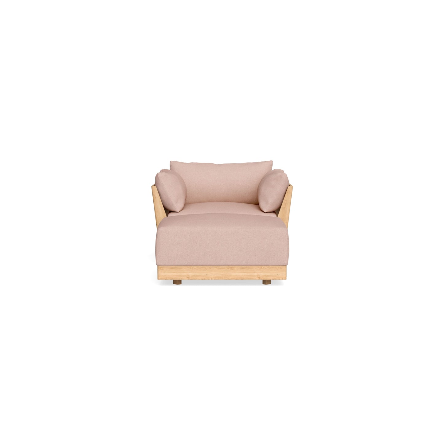 Slipcover Only - Modular Bondi Armchair + Ottoman in Rose Quartz