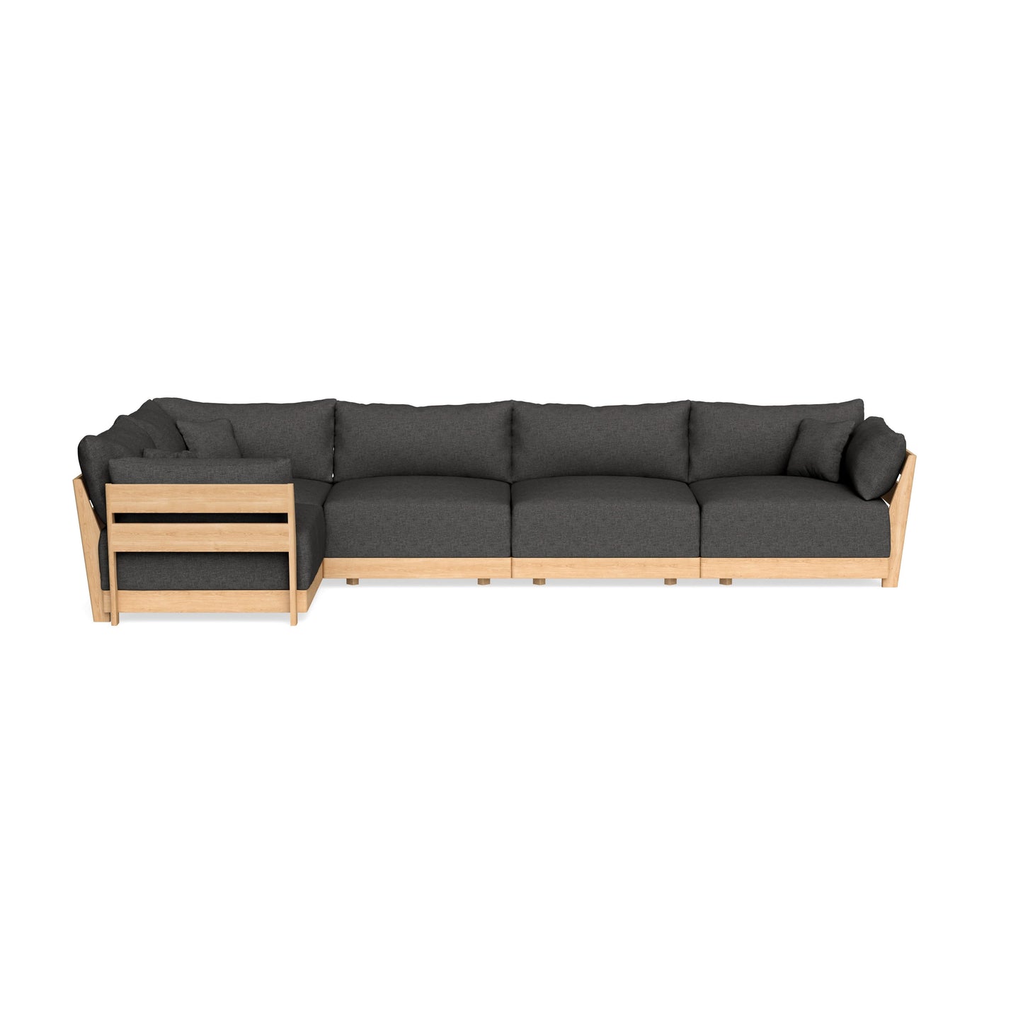 Slipcover Only - Modular Bondi 5-Seater L-Sectional in Graphite