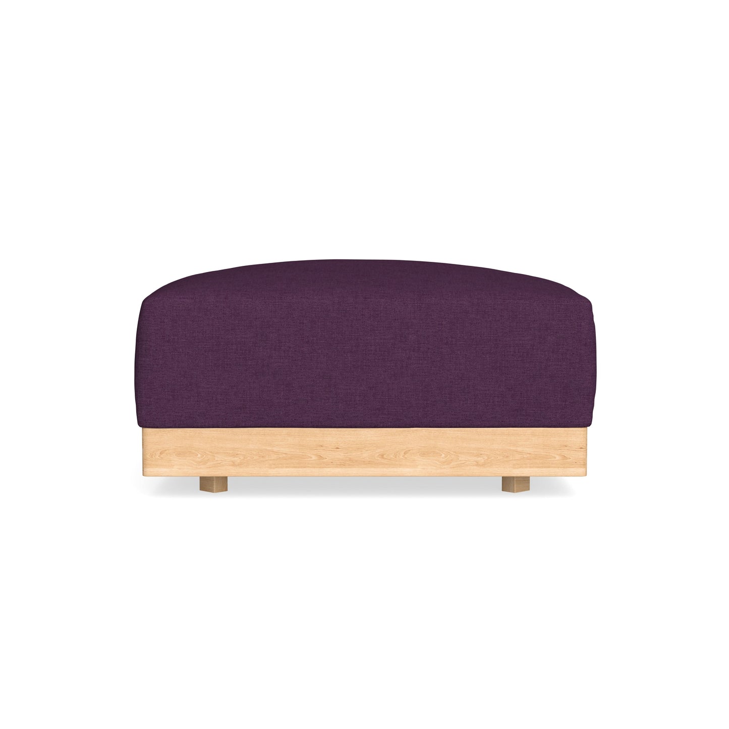 Slipcover Only - Modular Bondi Ottoman in Aubergine
