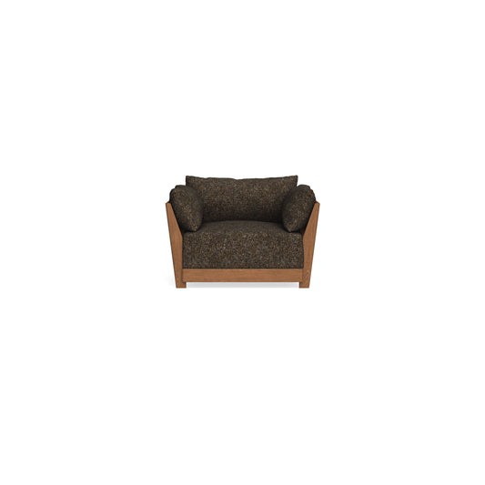 Modular Bondi Espresso Armchair in Phantom | Memory Foam Blend