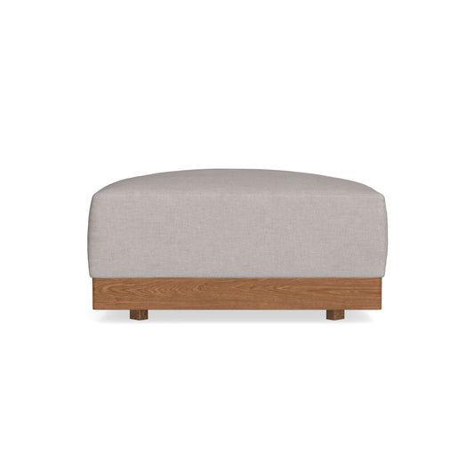 Modular Bondi Espresso Ottoman in Cloud | Classic Blend