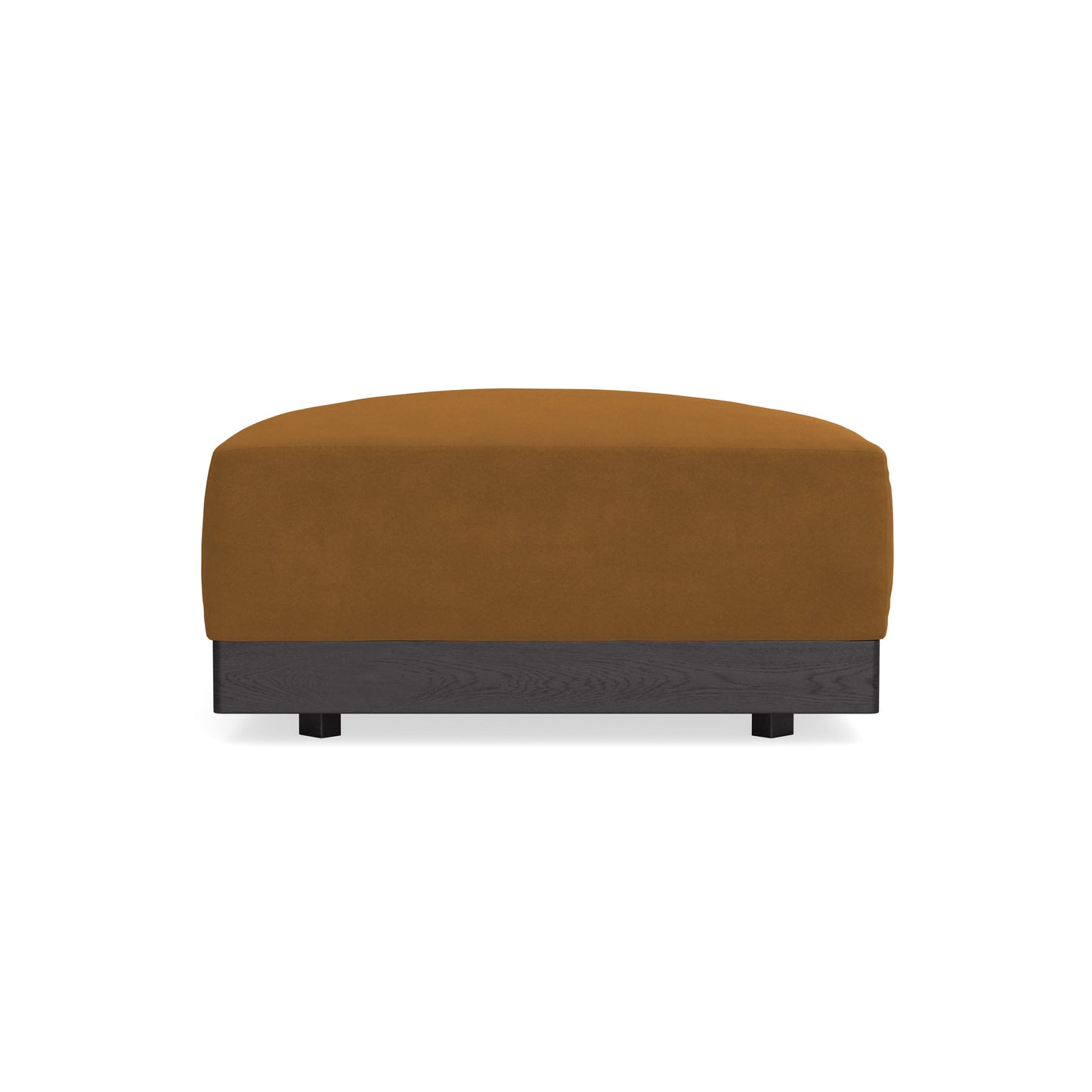 Modular Bondi Black Ottoman in Cognac | Classic Blend