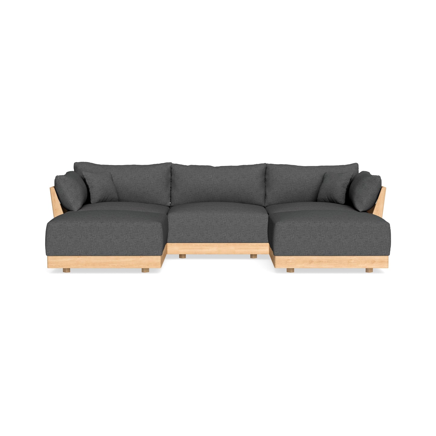 Slipcover Only - Modular Bondi 3-Seater U-Sectional in Pebble