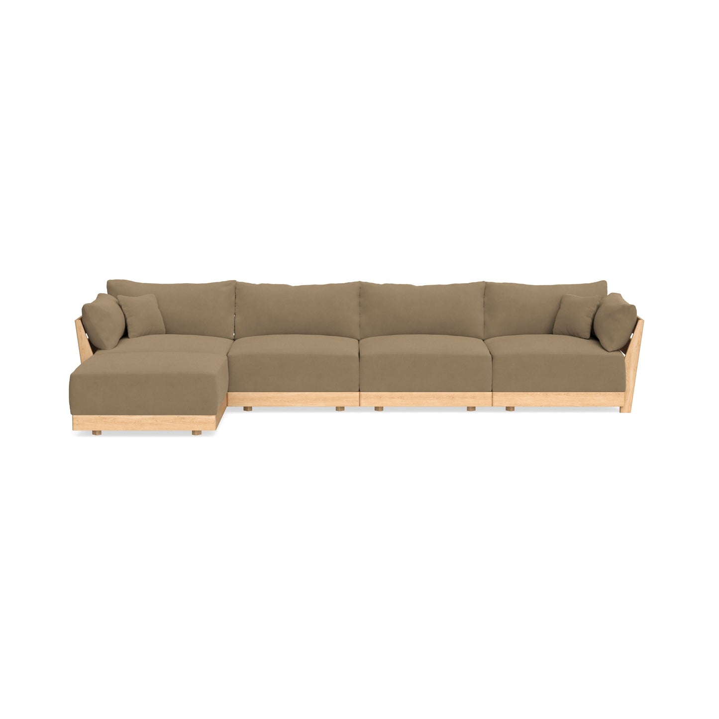Slipcover Only - Modular Bondi 4-Seater Sectional in Macchiato