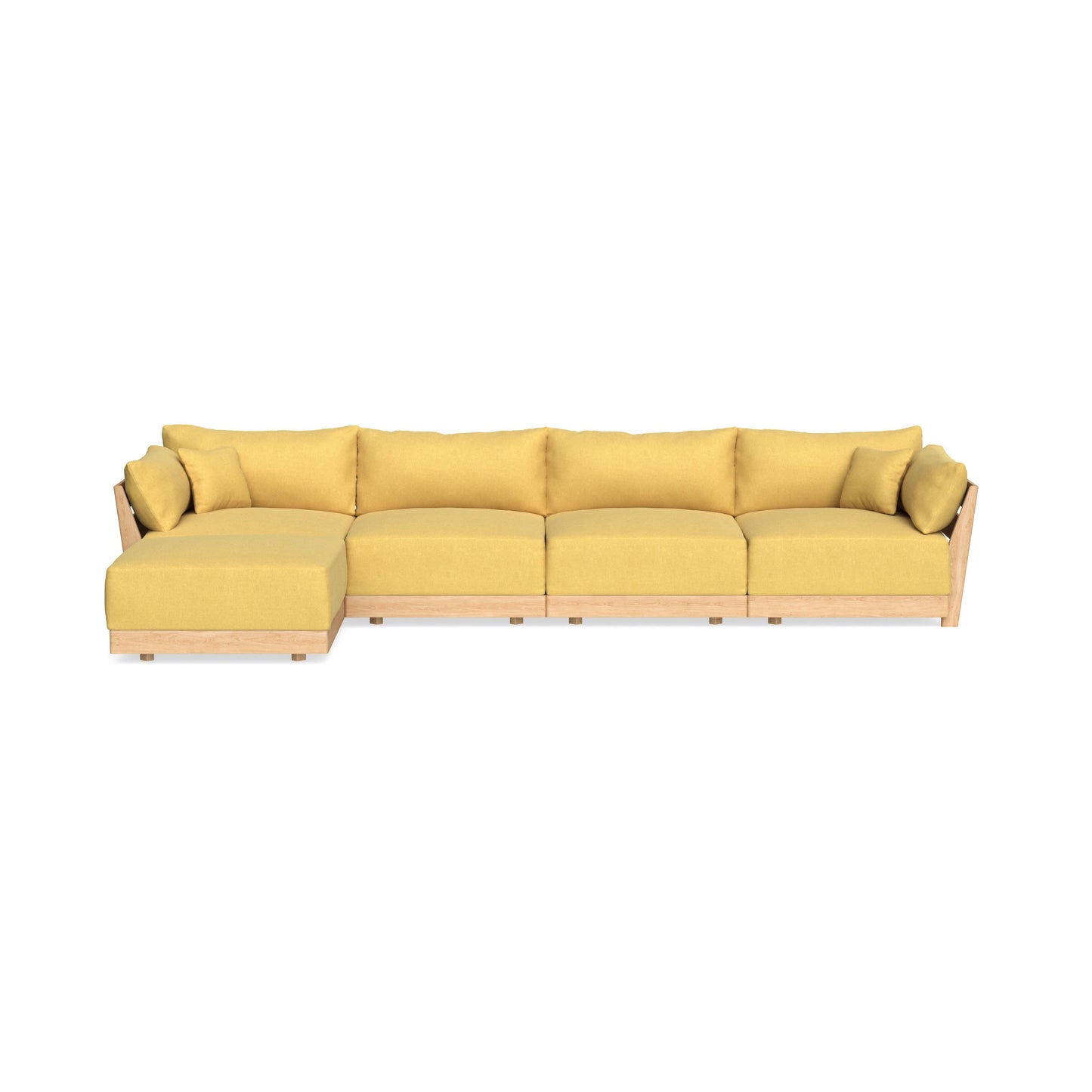Slipcover Only - Modular Bondi 4-Seater Sectional in Goldenrod