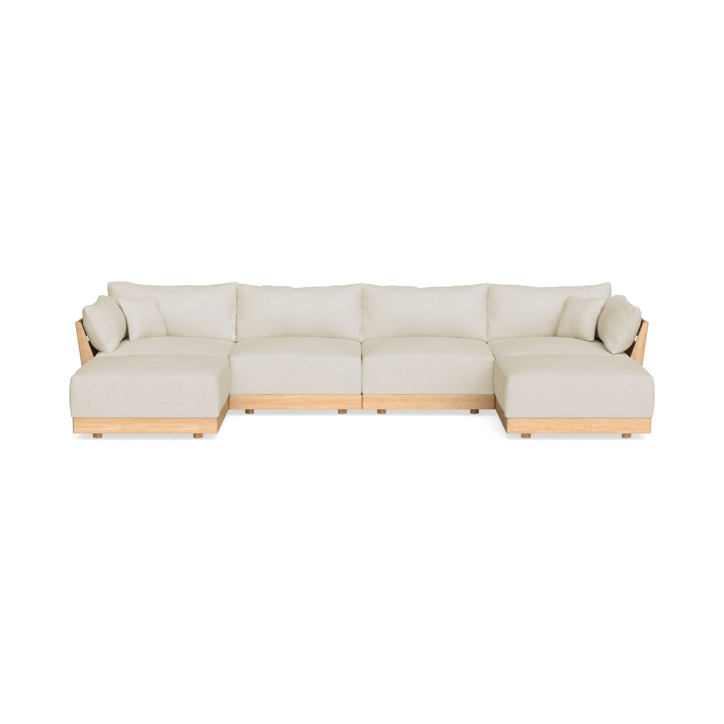 Slipcover Only - Modular Bondi 4-Seater U-Sectional in Mascarpone