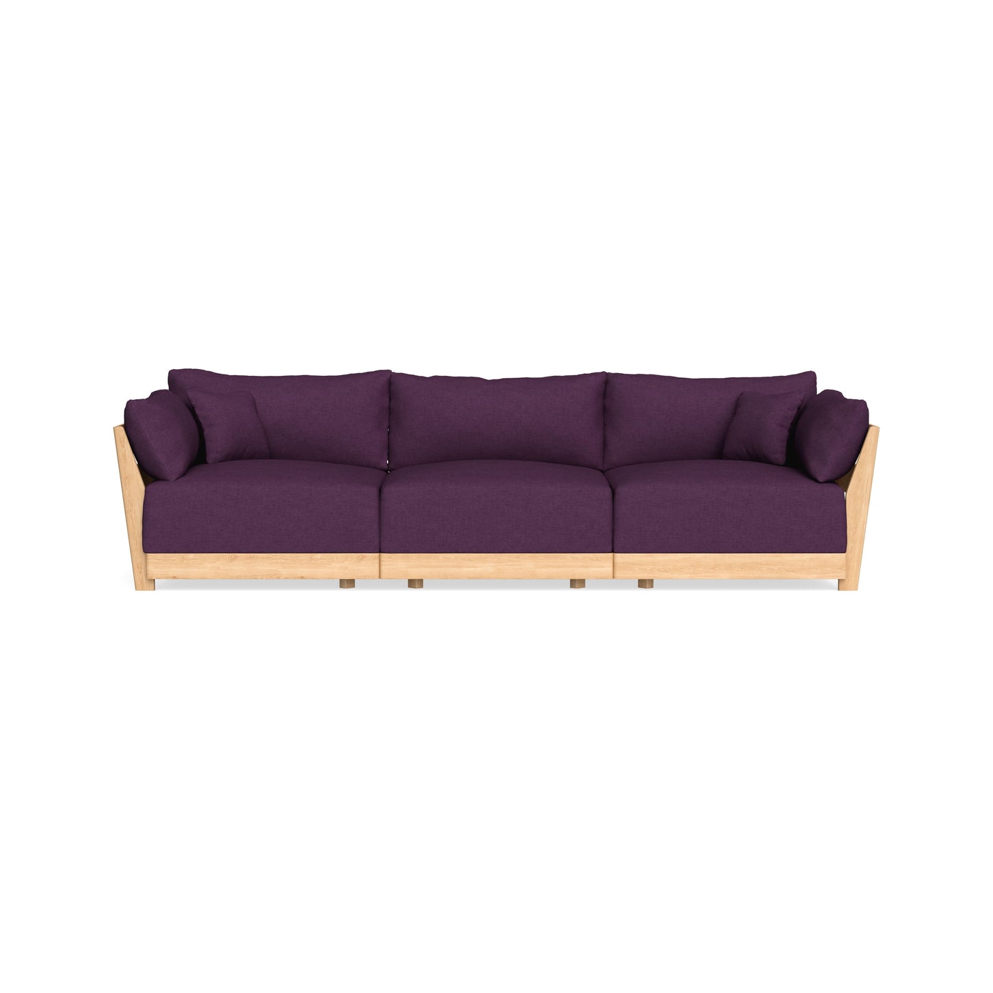 Slipcover Only - Modular Bondi 3-Seater Sofa in Aubergine