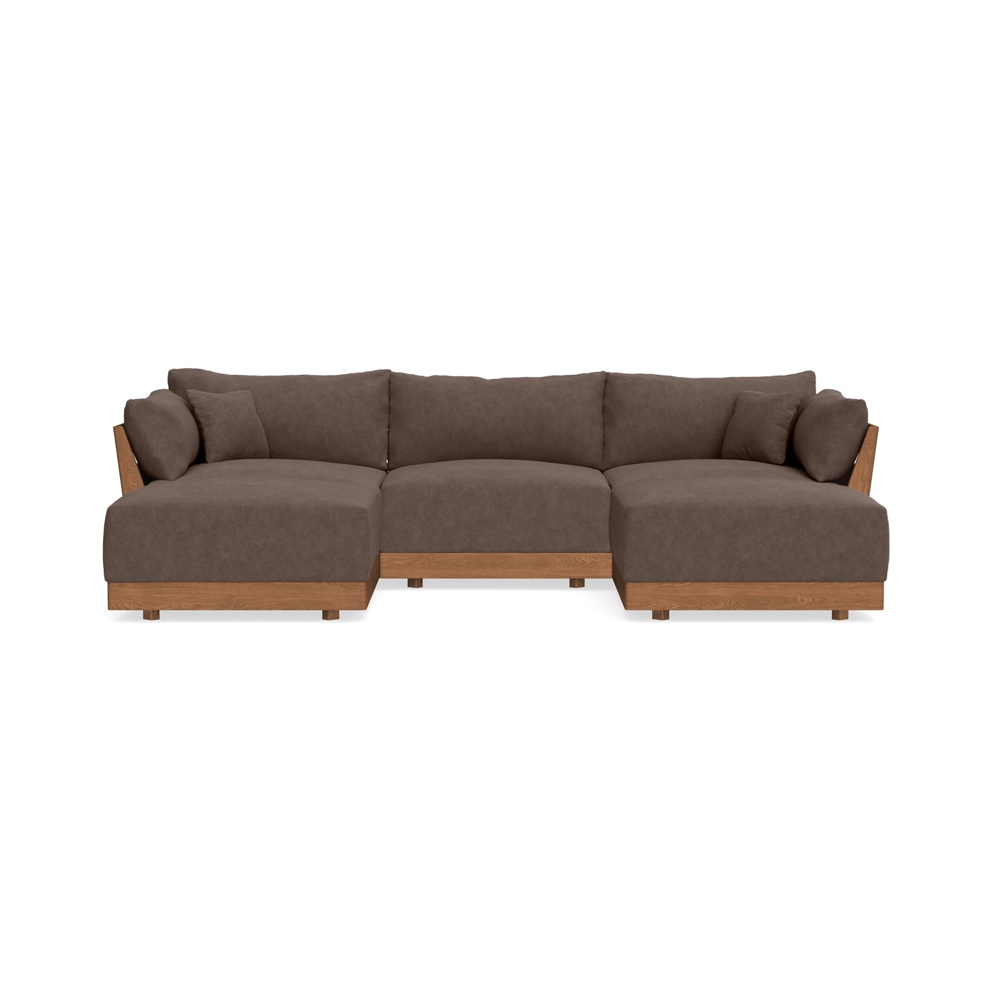Modular Bondi Espresso 3-Seater U-Sectional in Chocolate | Classic Blend