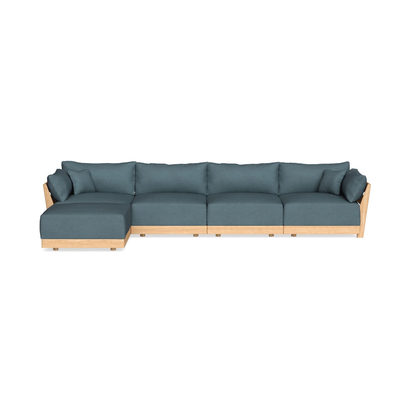 Slipcover Only - Modular Bondi 4-Seater Sectional in Slate Blue