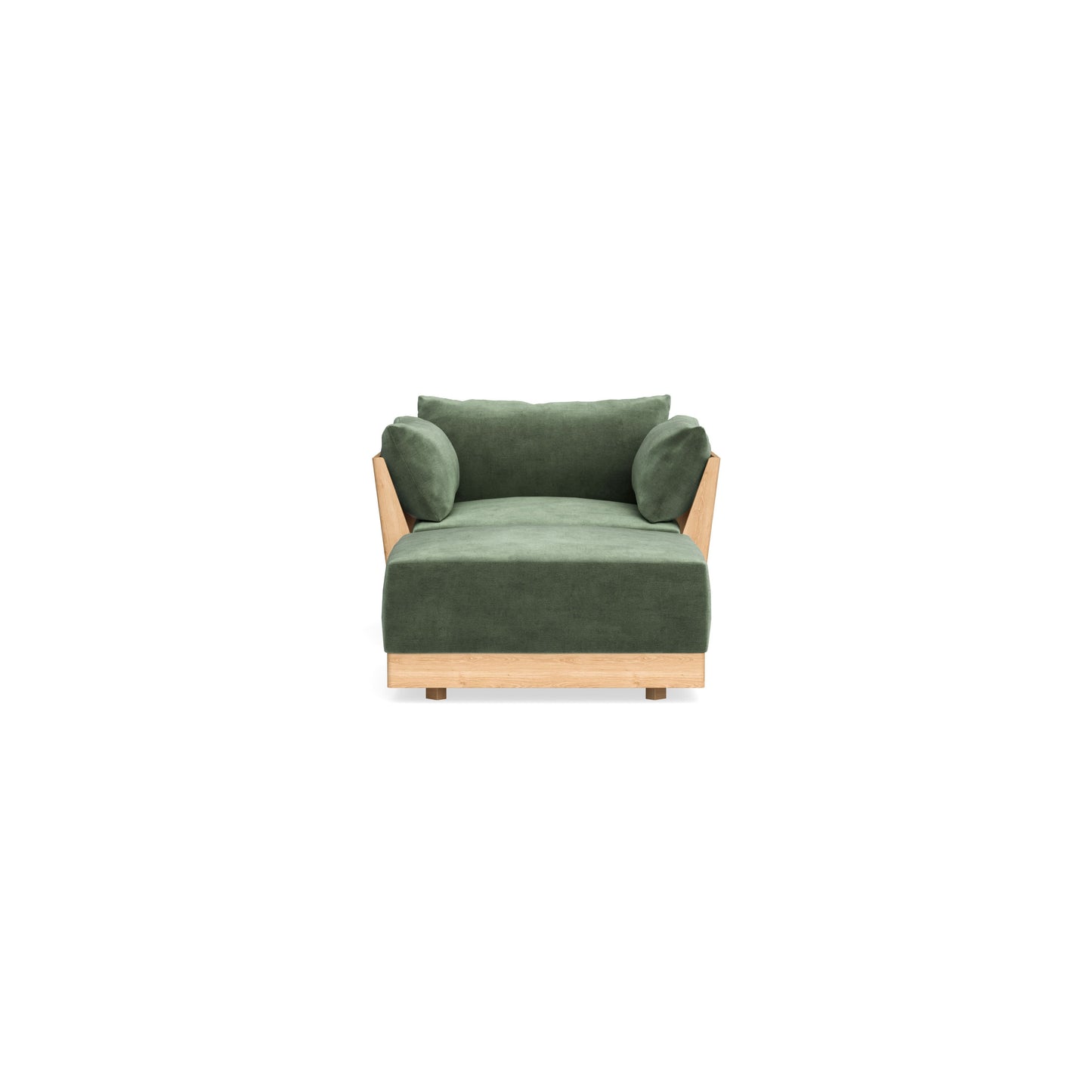Slipcover Only - Modular Bondi Armchair + Ottoman in Rosemary