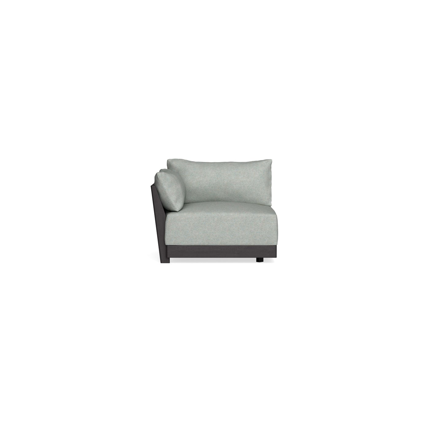 Modular Bondi Black End Chair in Spa | Classic Blend