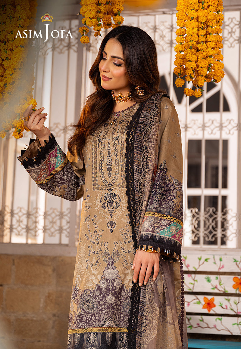 AJARP-16 PRINTED LAWN 3 PCS