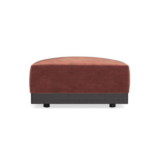 Modular Bondi Black Ottoman in Spice | Memory Foam Blend