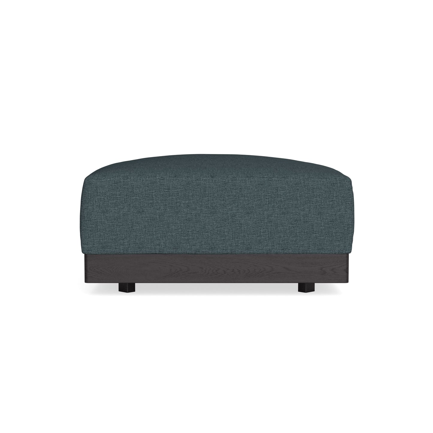 Modular Bondi Black Ottoman in Ocean Gray | Classic Blend