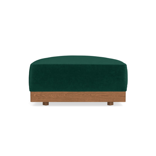Modular Bondi Espresso Ottoman in Evergreen | Classic Blend