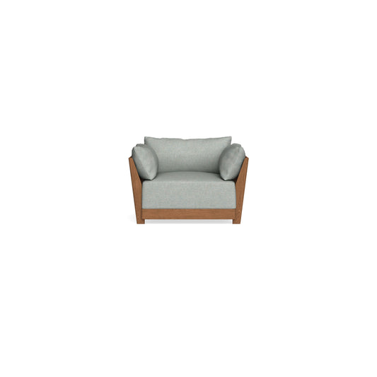 Modular Bondi Espresso Armchair in Spa | Memory Foam Blend