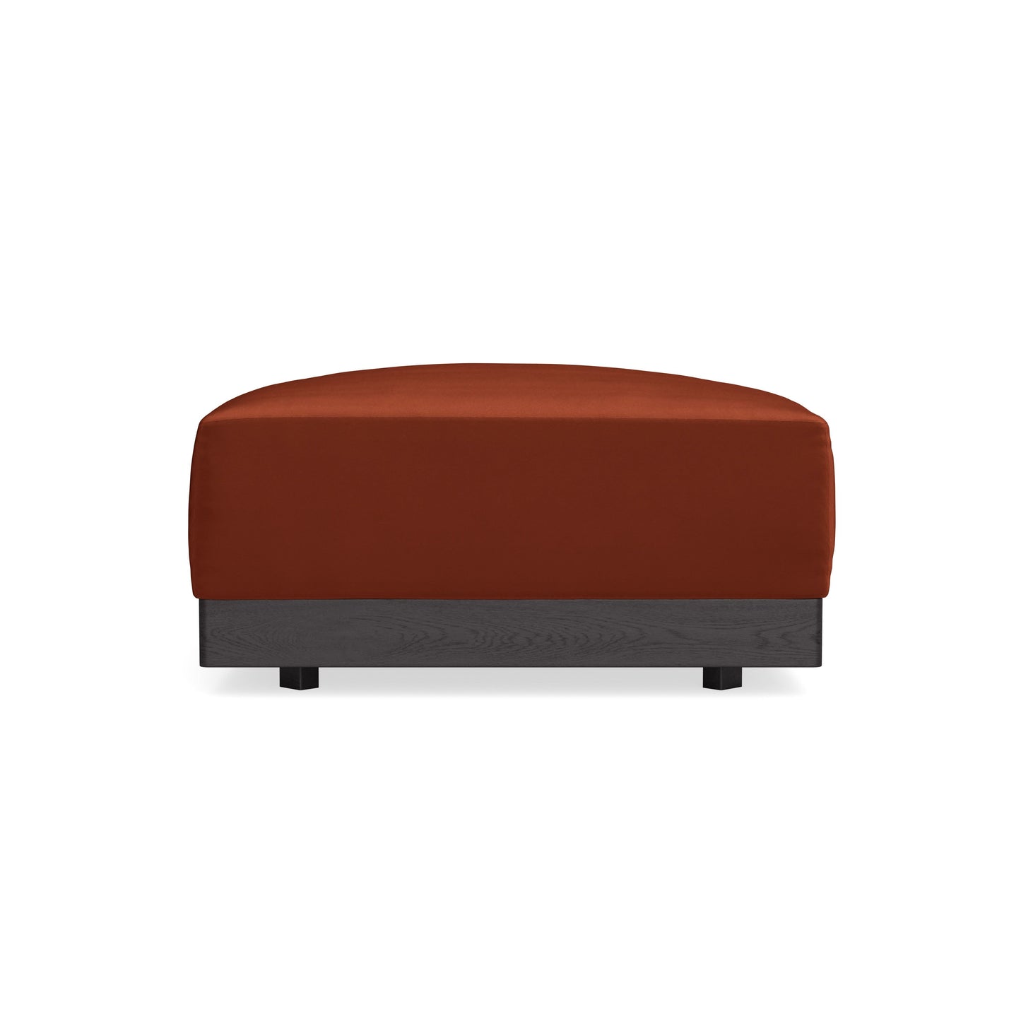 Modular Bondi Black Ottoman in Rust | Classic Blend