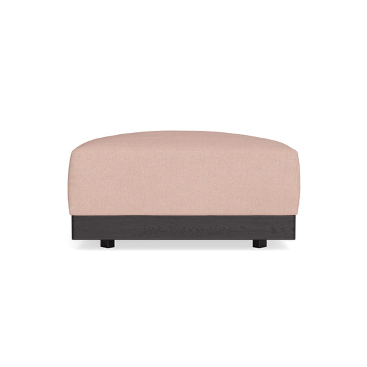 Modular Bondi Black Ottoman in Rose Quartz | Classic Blend