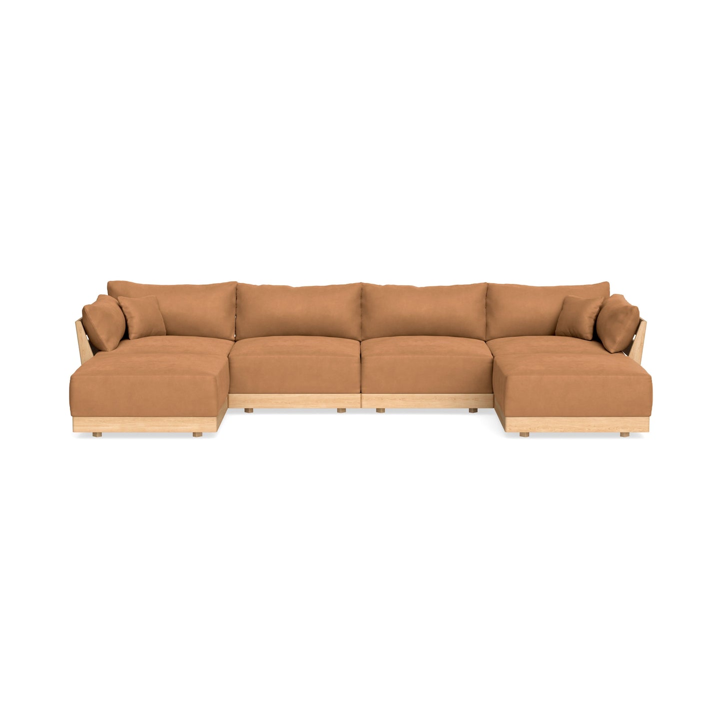 Slipcover Only - Modular Bondi 4-Seater U-Sectional in Cheddar