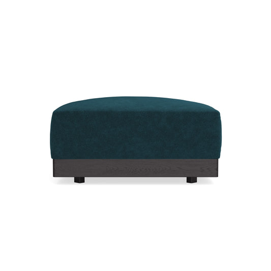 Modular Bondi Black Ottoman in Indigo | Memory Foam Blend
