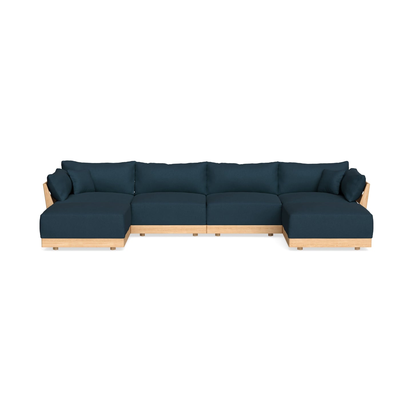 Slipcover Only - Modular Bondi 4-Seater U-Sectional in Navy Blue