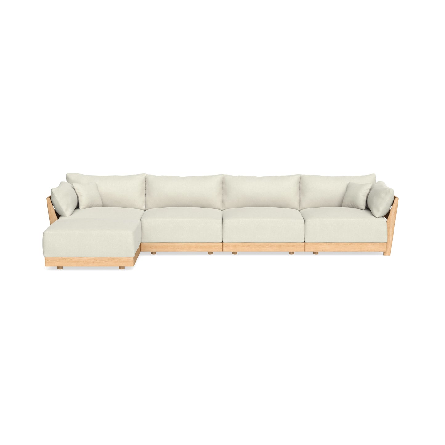 Slipcover Only - Modular Bondi 4-Seater Sectional in Eggshell