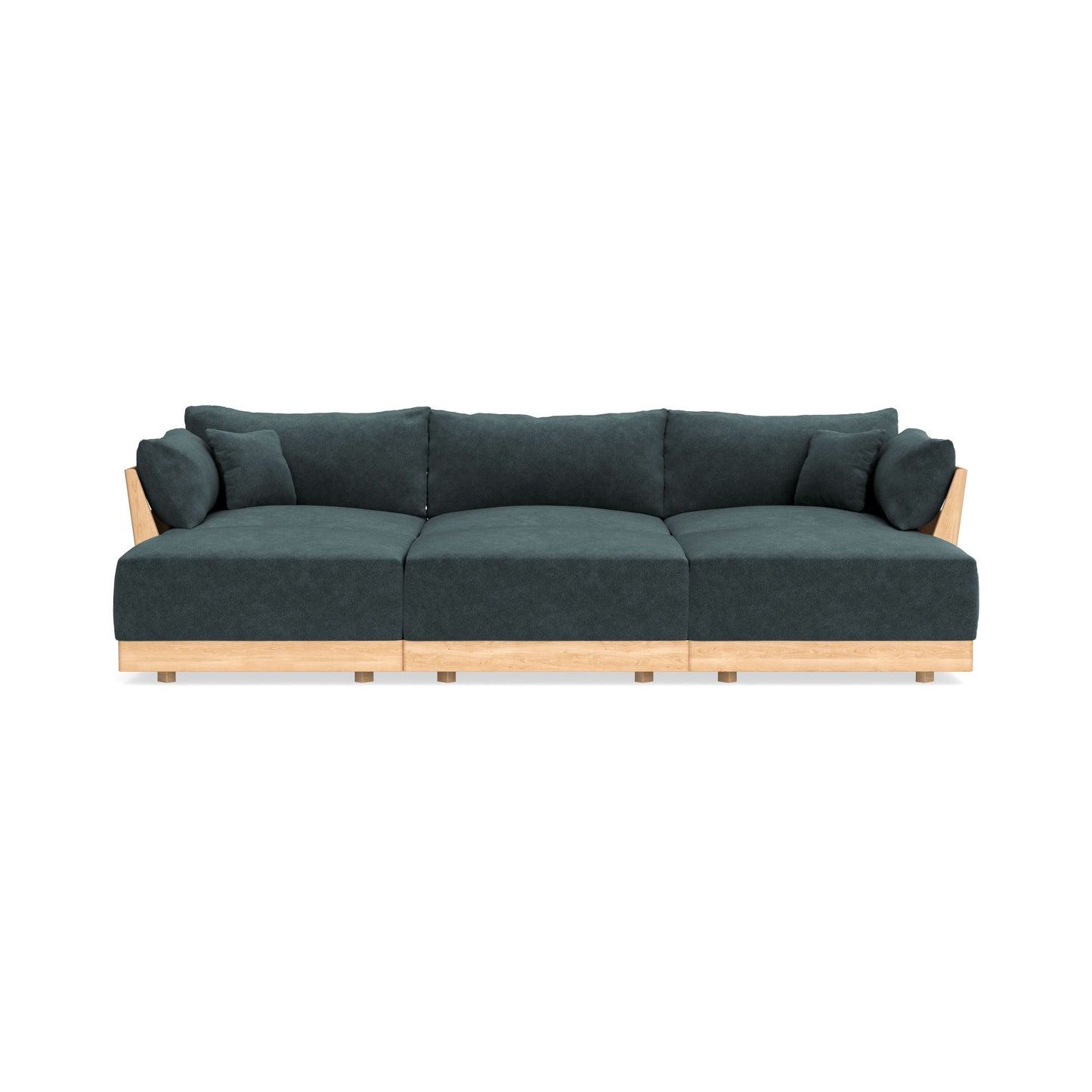 Slipcover Only - Modular Bondi 3-Seater Daybed Sofa Sectional in Nightfall