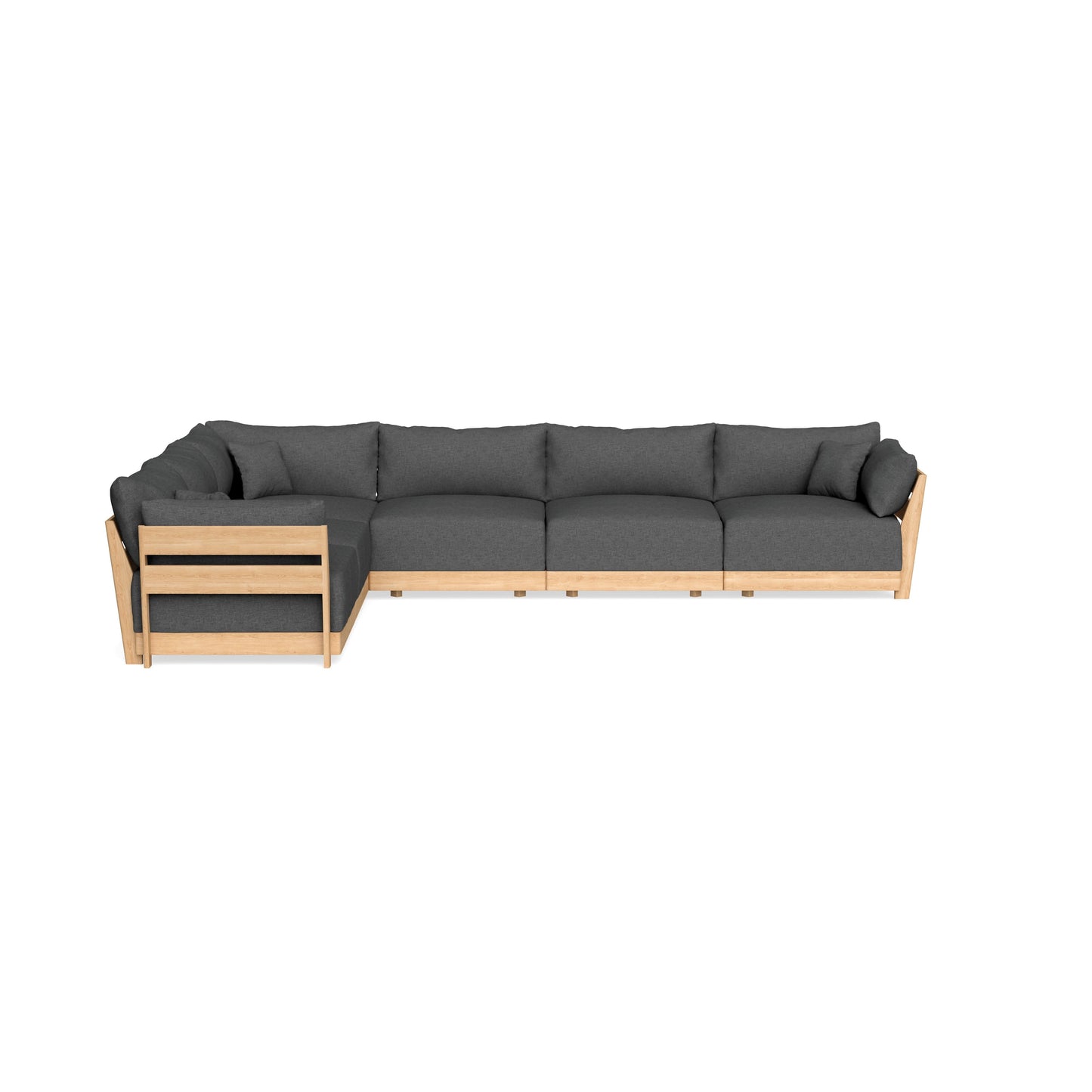 Slipcover Only - Modular Bondi 6-Seater Corner Sectional in Pebble