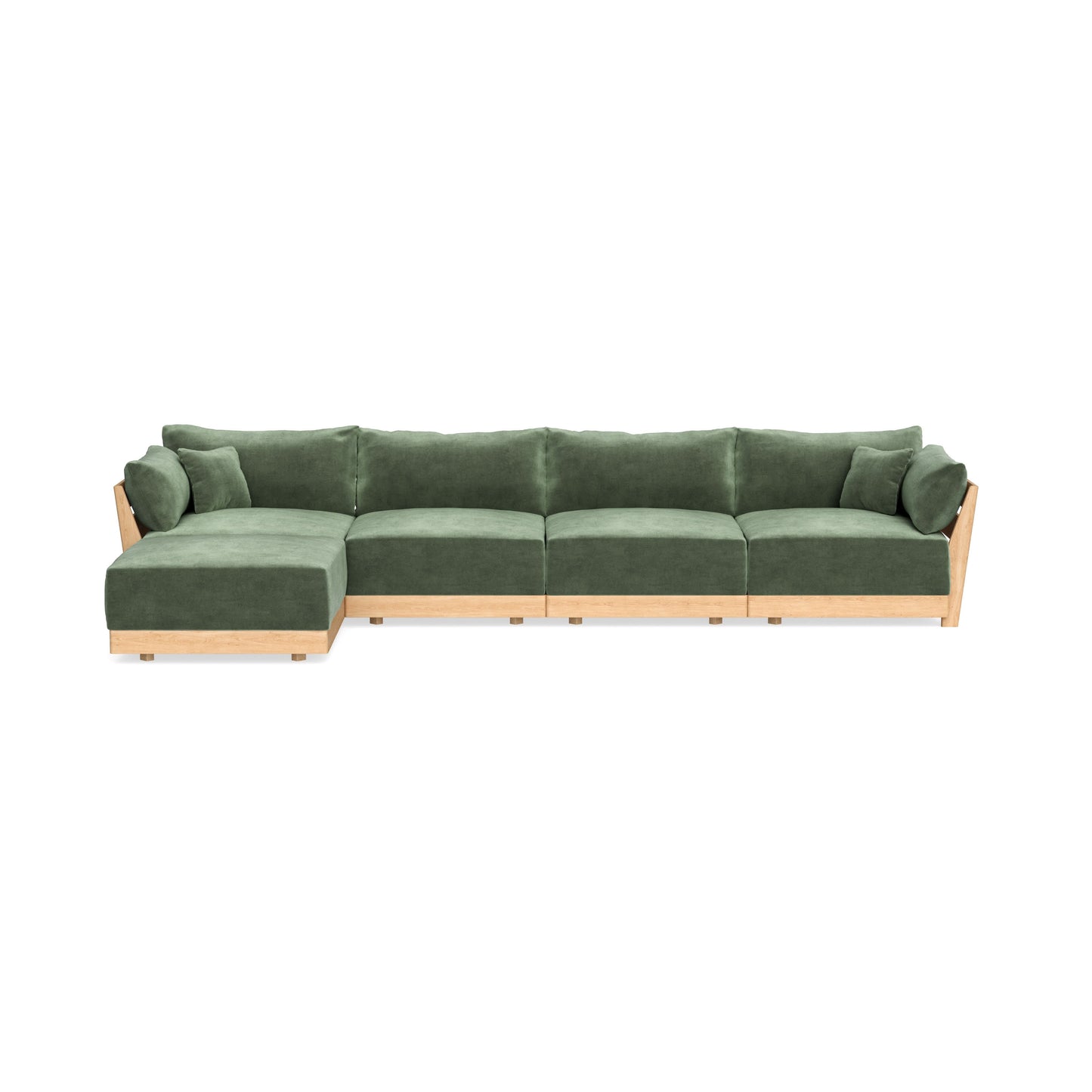 Slipcover Only - Modular Bondi 4-Seater Sectional in Rosemary