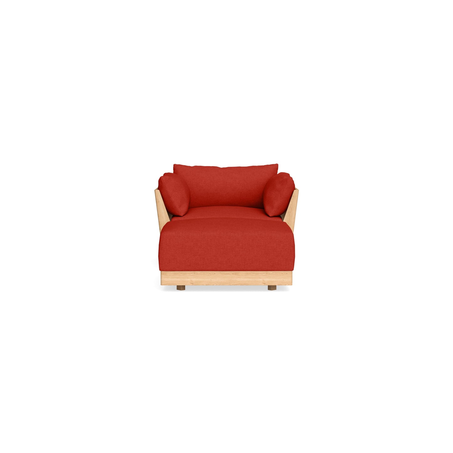 Slipcover Only - Modular Bondi Armchair + Ottoman in Cayenne