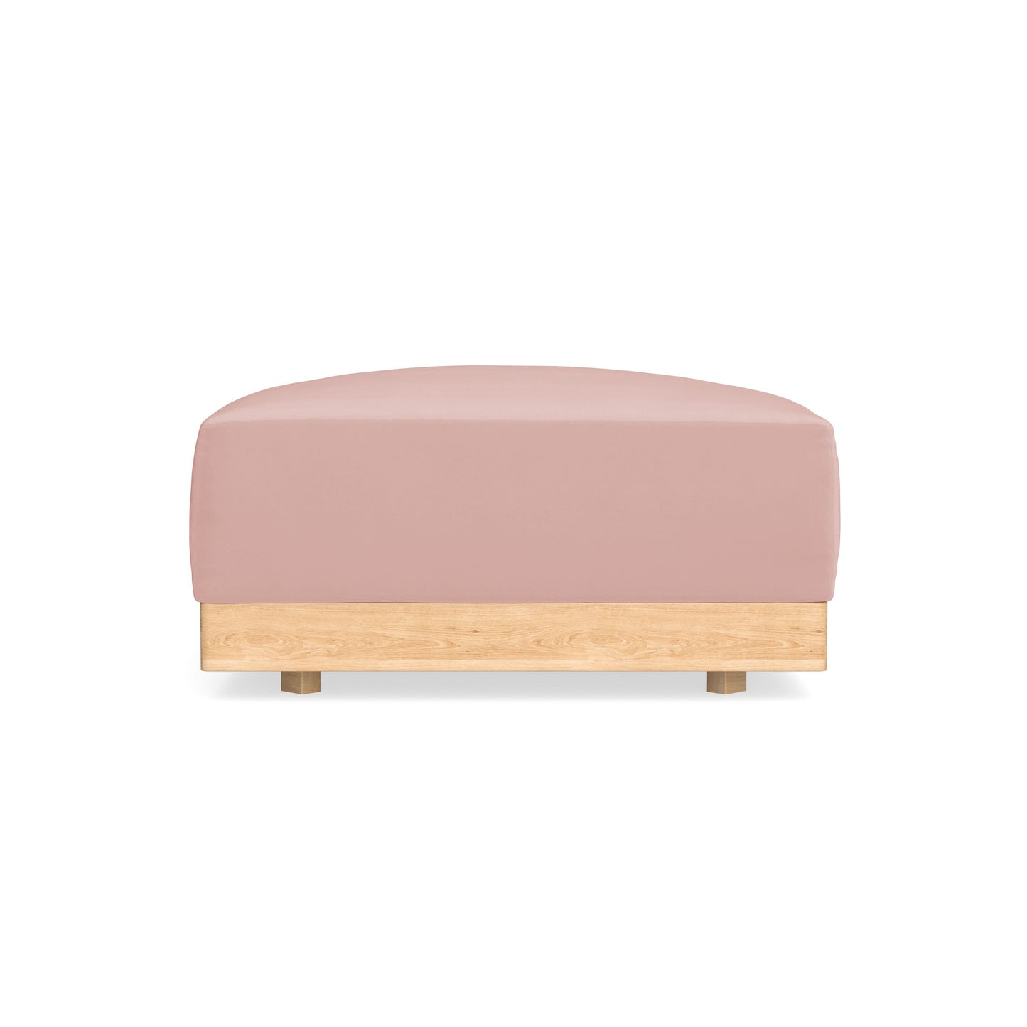 Slipcover Only - Modular Bondi Ottoman in Powder Pink