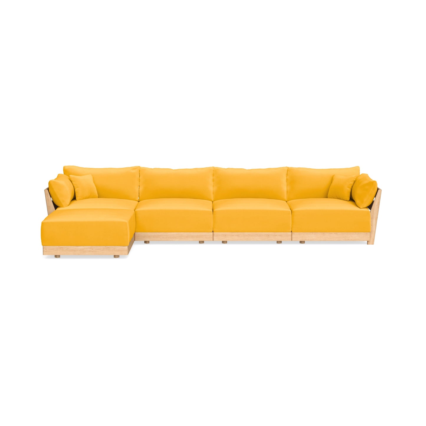 Slipcover Only - Modular Bondi 4-Seater Sectional in Marigold