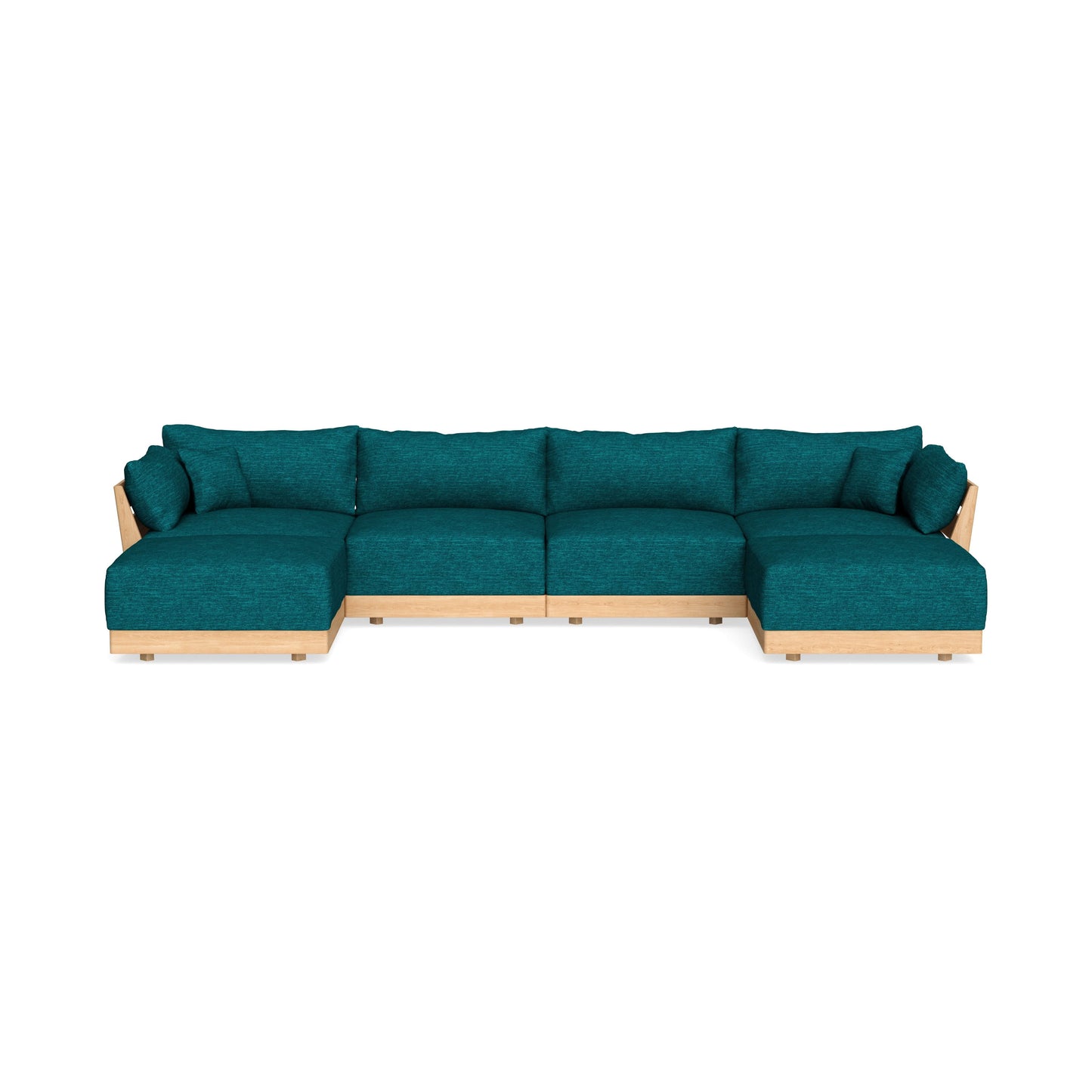 Slipcover Only - Modular Bondi 4-Seater U-Sectional in Marine Teal